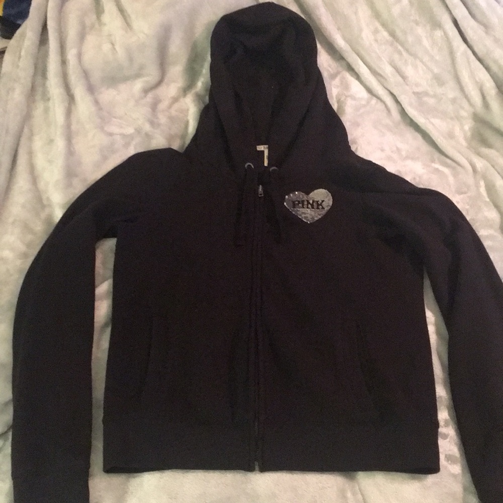 PINK VS Sparkle Full Zip Jacket